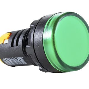 Sinalizador Redondo LED 22mm 24VCA/VCC Verde Metaltex L20-AR7-GP